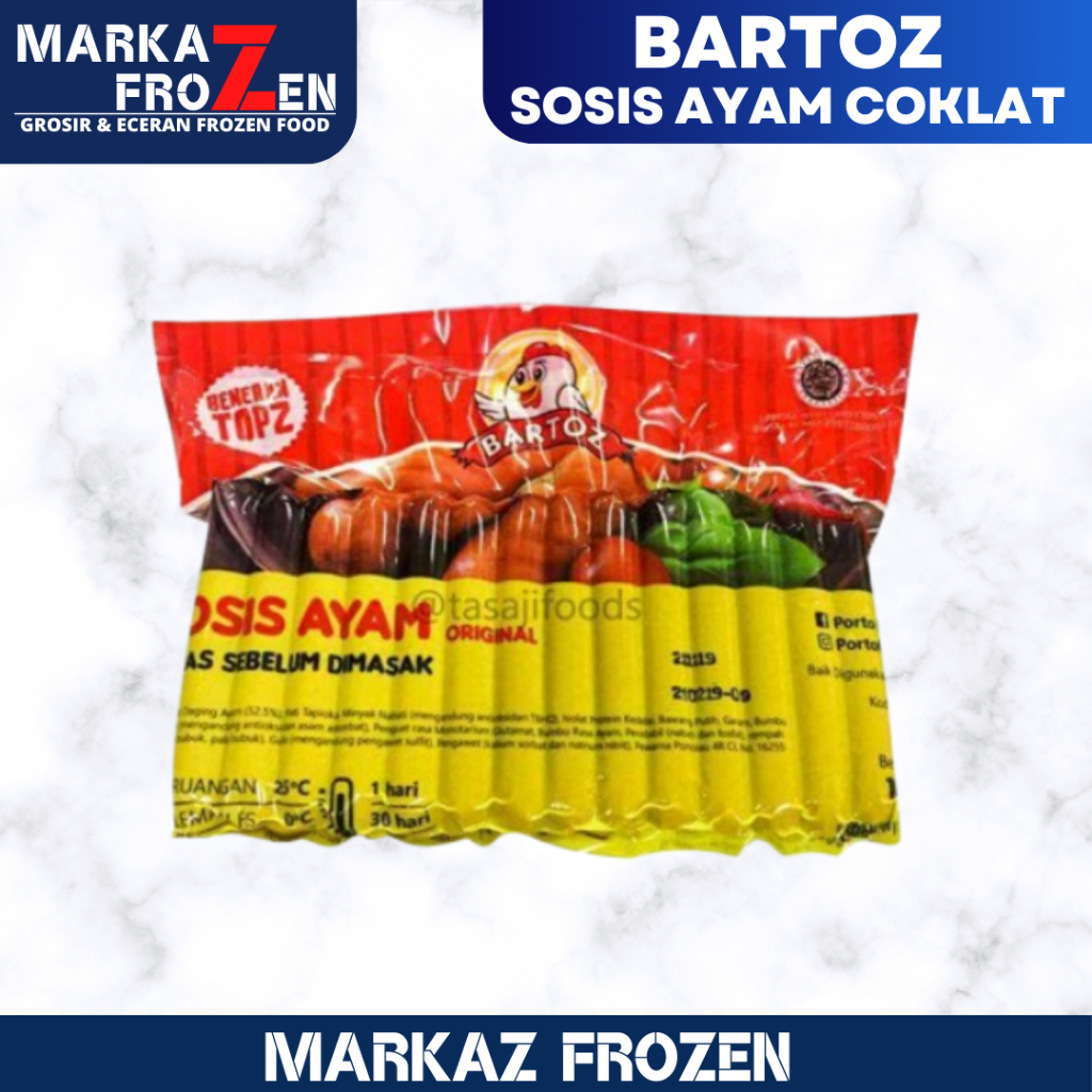 

BARTOZ SOSIS AYAM COKLAT LONG 1KG