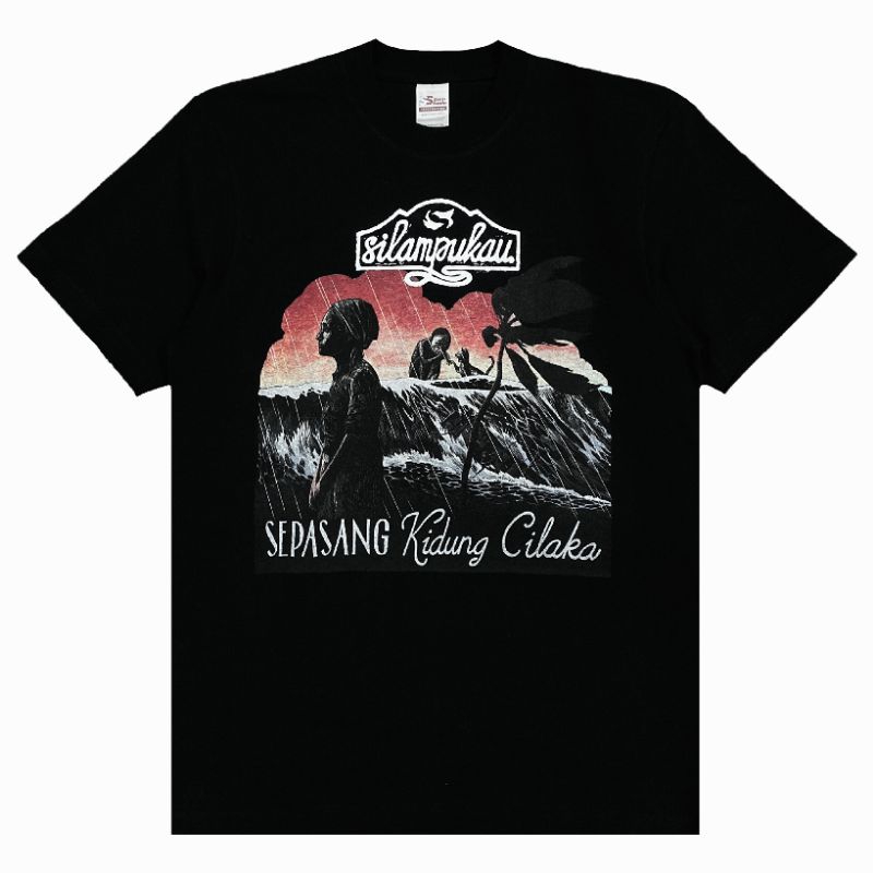 Tshirt SILAMPUKAU - SEPASANG KIDUNG CILAKA Black | Silampukau Official Merchandise