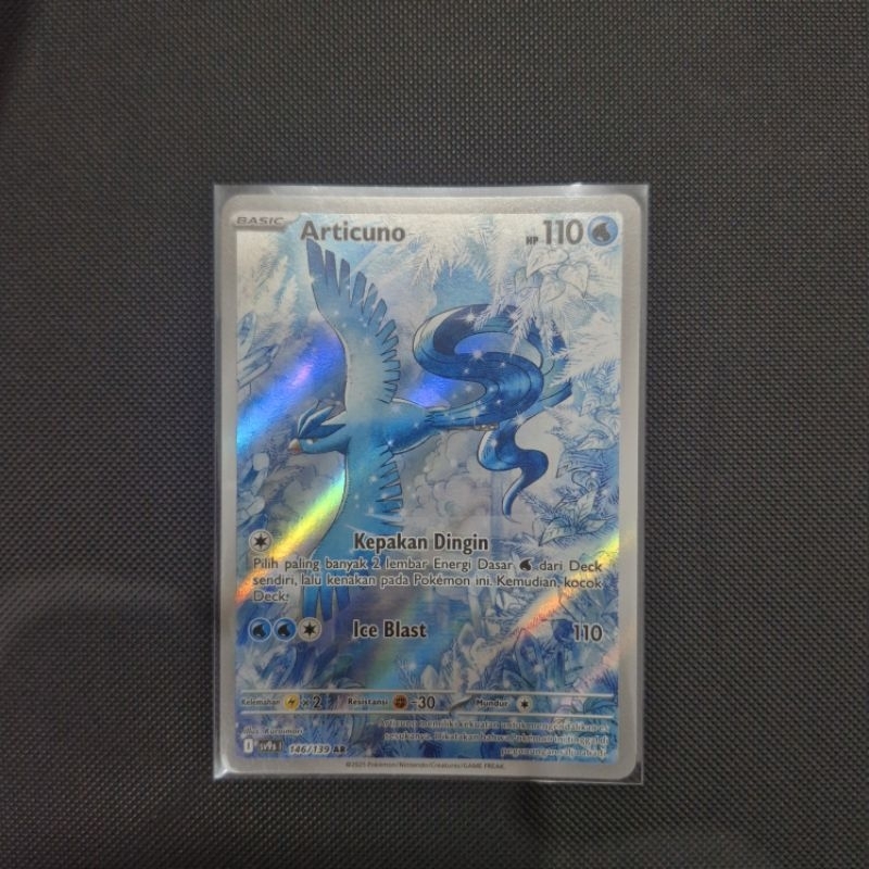 Articuno AR Ikatan Takdir SV9S Pokemon Card Indonesia