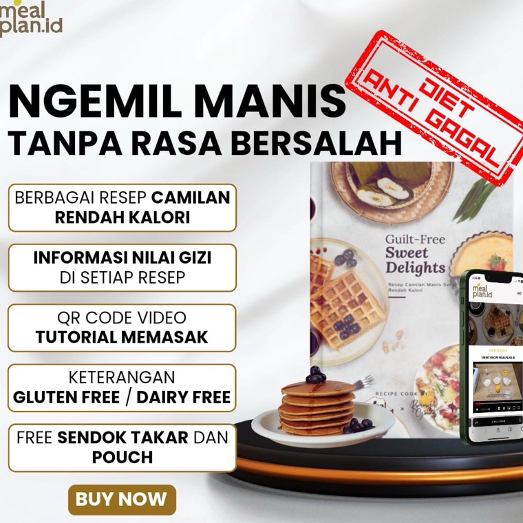 KODE I76E BUKU RESEP CAMILAN MANIS RENDAH KALORI MEALPLANID