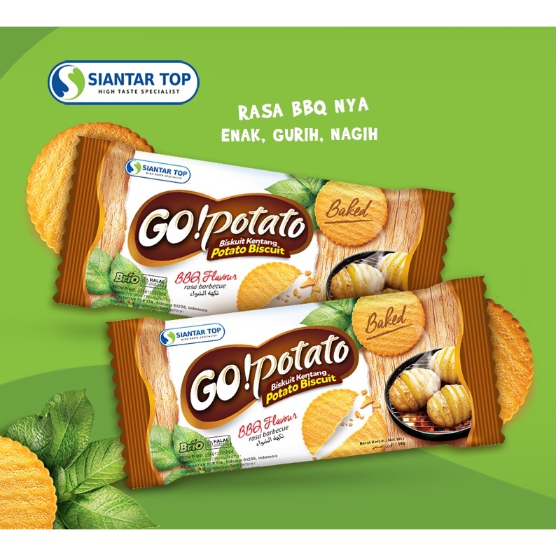 

Brio Go Potato Biscuit BBQ Flavour 56gram