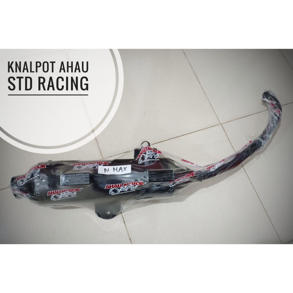 Knalpot AHAU standard racing Aerox/Beat/Geniobeat 2023/MioM3/NMAX/Nmax2020/MIO/MIO J