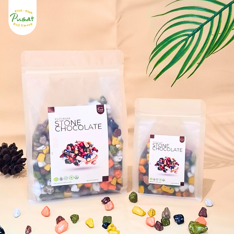 

Coklat Kerikil Coklat Batu Kemasan Pouch Original Oleh Oleh Haji Umroh