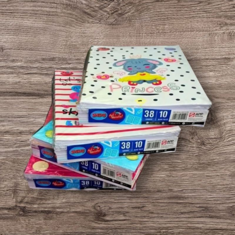 

buku tulis sidu isi38.harga 1pak.isi10buku ya.