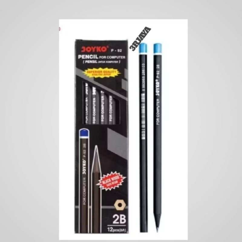 

pencil joyko 2b p-92 pensil sekolah warna hitam