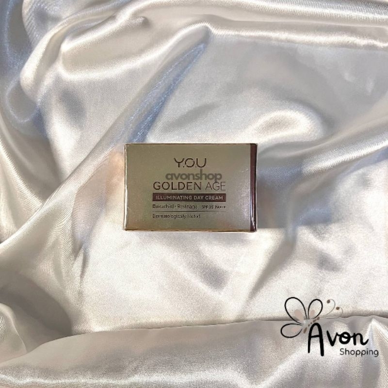 [ORIGINAL] [UPGRADED] YOU Golden Age Illuminating Day Cream Cream Wajah Anti-Aging Cream Siang Retin
