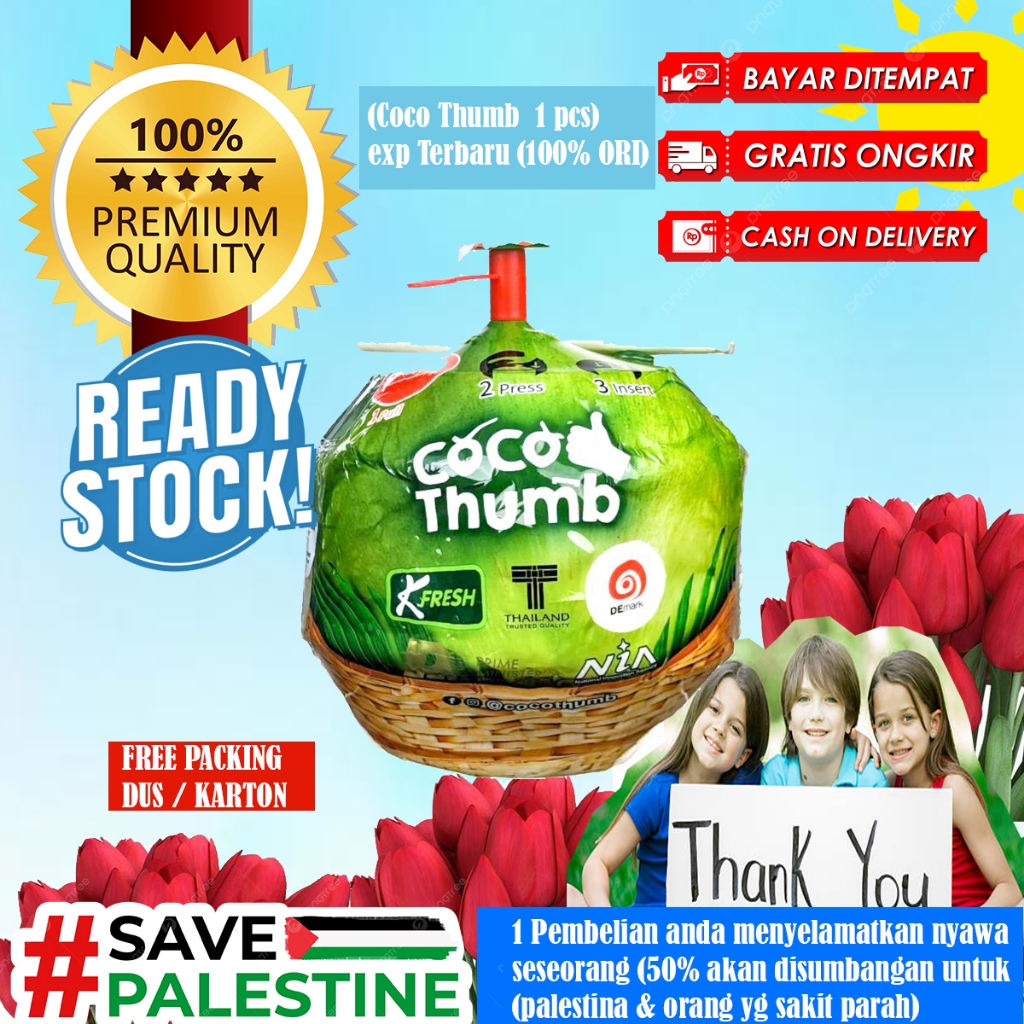 

Kelapa Coco Thumb Thailand per buah - Gratis Ongkir