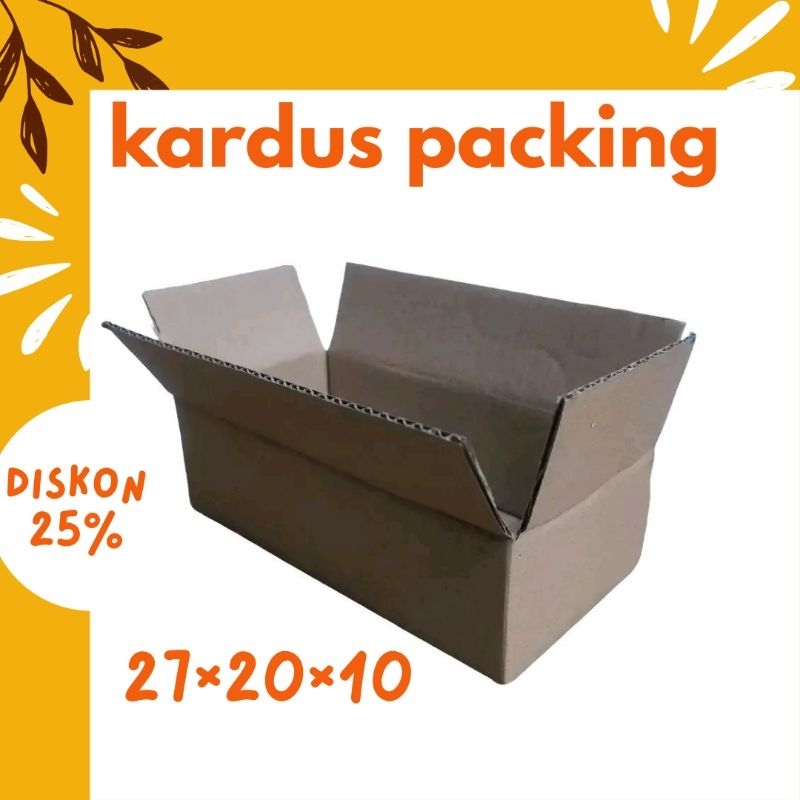 

kardus packing ukuran 27×20×10 minimal order (10 pcs)