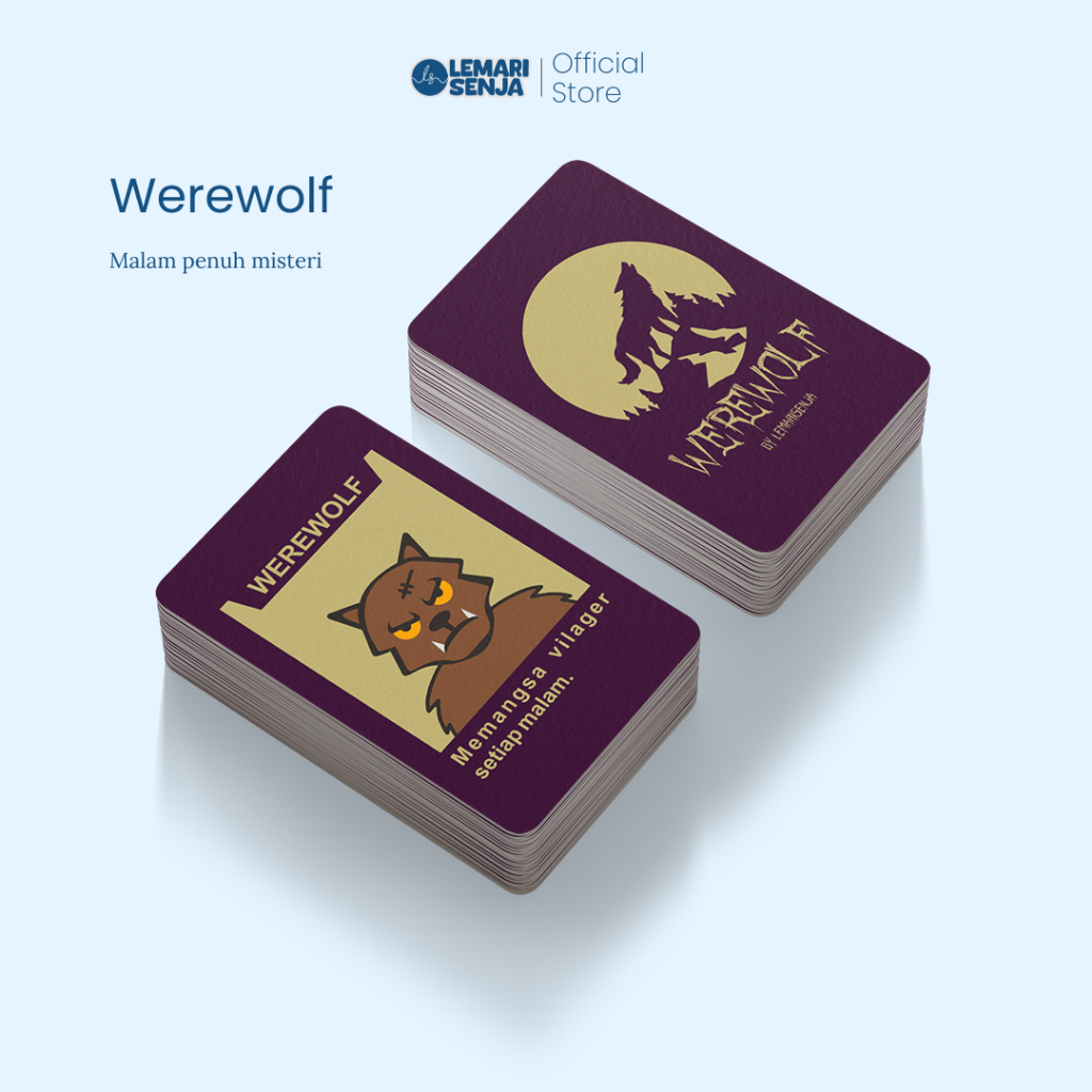 Lemari Senja - Kartu  Werewolf - lite & deluxe pack - permainan seperti truth or dare