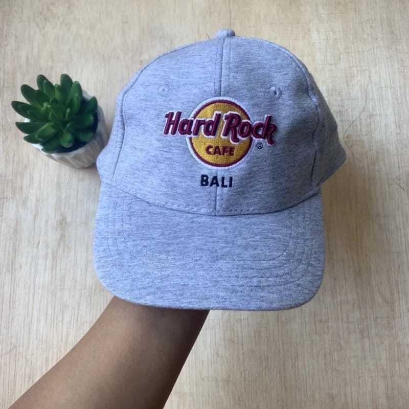 HARDROCK cafe bali TOPI cap GREY ORIGINAL 100% SALE