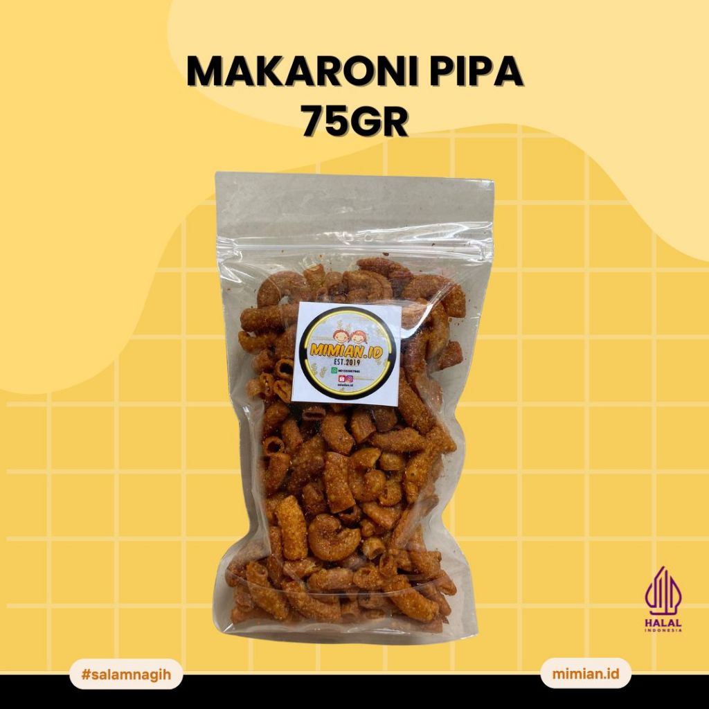 

MIMIAN - Makaroni Pipa Pedas 75GR
