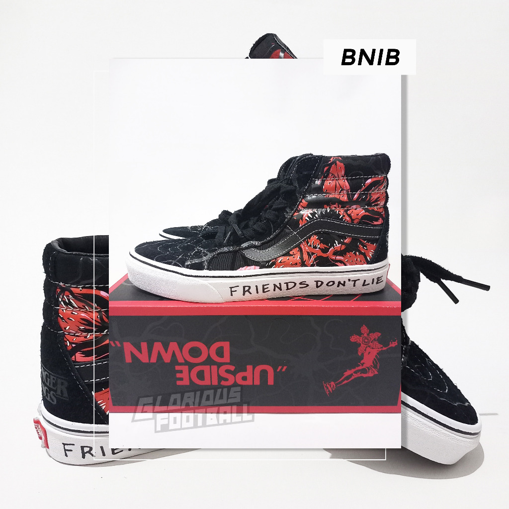 Sepatu Original VANS x Stranger Things Sk8-Hi BNIB - VN0A2XSBY09