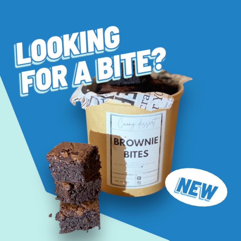 

Cuong dessert- BROWNIE BITES | Fudgy brownie bites | Brownies Bites