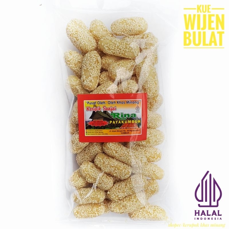 

Kue Wijen Bulat Tepung Ketan atau Keciput Wijen Khas Daerah