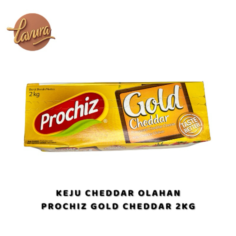 

Prochiz Gold Keju | Keju Cheddar Olahan - Kemasan 2 kg