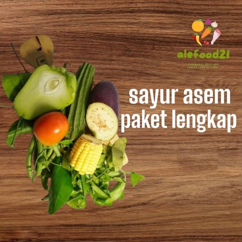 

paket hemat sayur asem segar murah