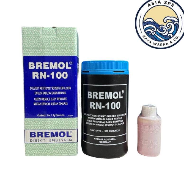 

KODE F23H BREMOL RN1 1kg Emulsi Sablon Basis Minyak Obat Afdruk