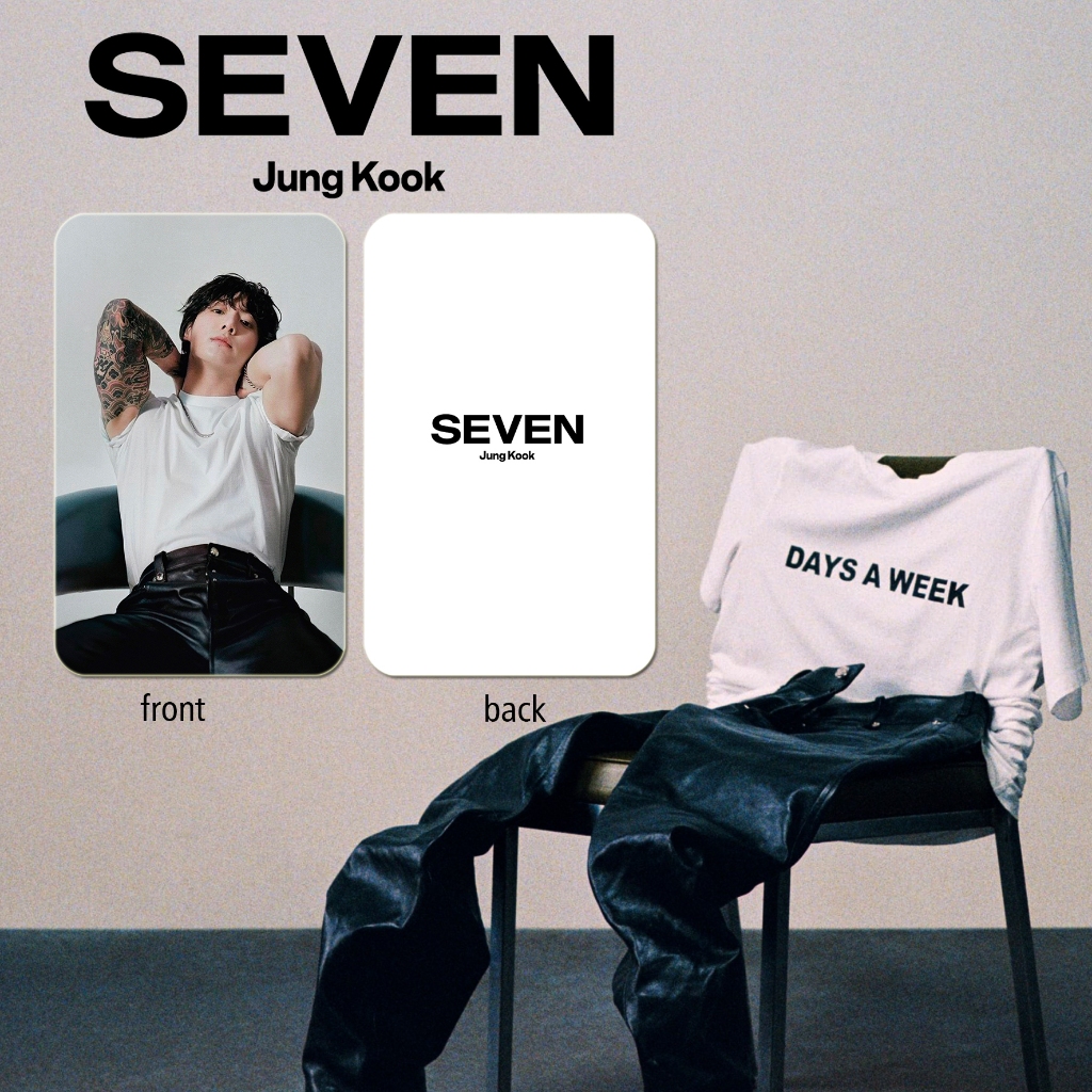 PC-1330, Unofficial Photocard Jungkook Bangtanseonyeondan SEVEN 2 sisi