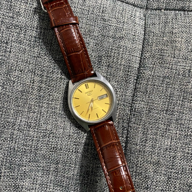 seiko 5 vintage automatic second