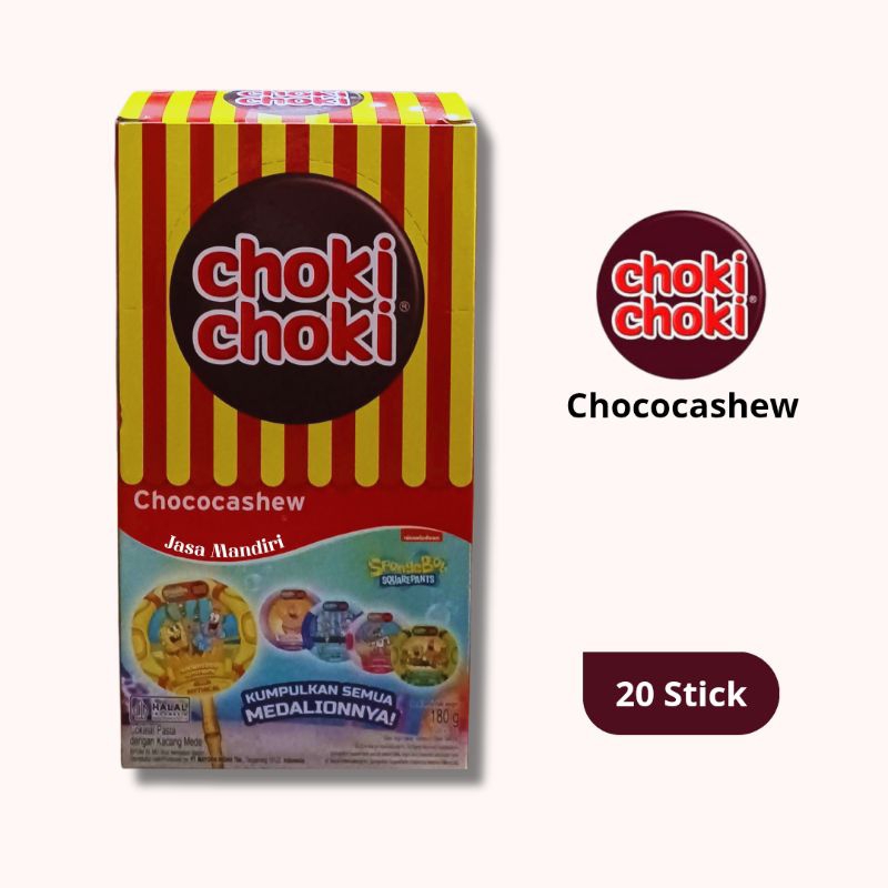 

Choki Choki Coklat Pasta Chococashew (20 stick)