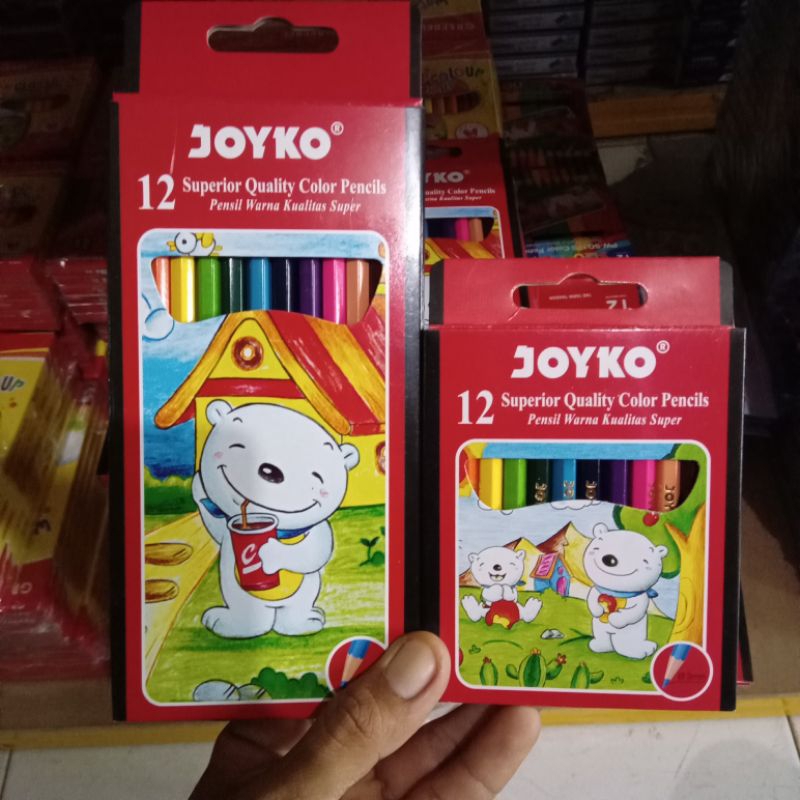 

Pensil Warna Joyko 12 Warna Panjang dan Pendek