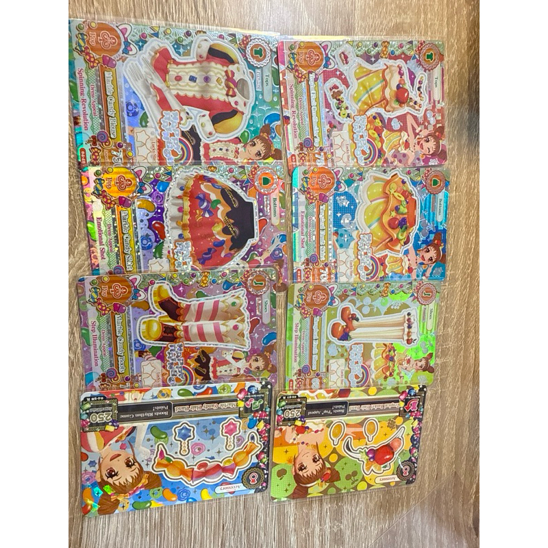 Aikatsu Otome Happy Rainbow ENG VER Premium Coords Tropical Fruit Coord & Marble Candy Coord