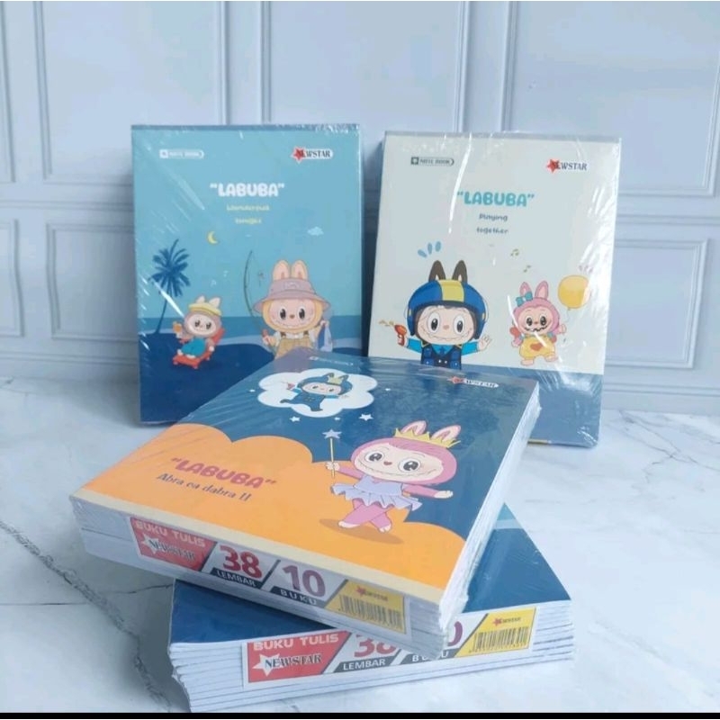 

Labubu Buku Tulis Newstar 38 Lembar 10 Buku RB9