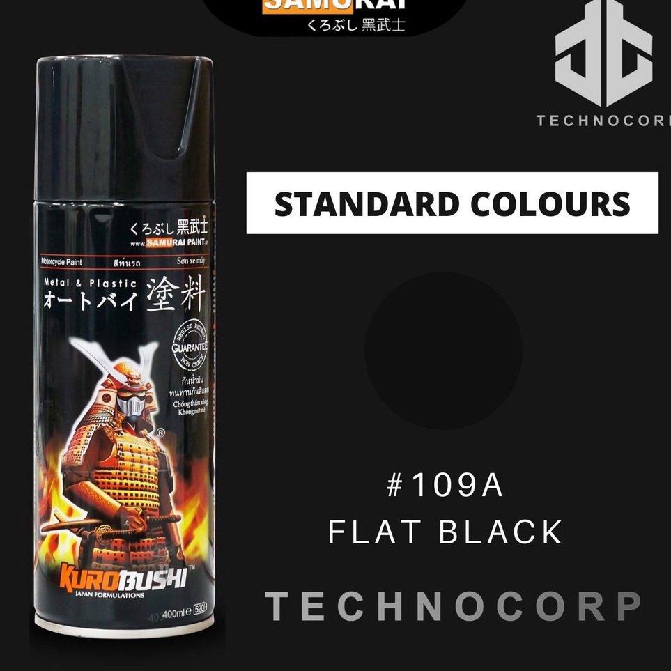 

Cat Semprot SAMURAI PAINT 19A FLAT BLACK HITAM DOFF BURAM KODE V6K4