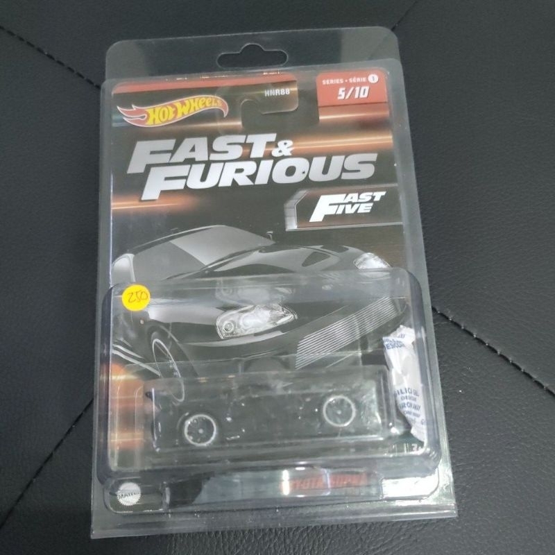 hotwheels Toyota Supra hitam black fast furious