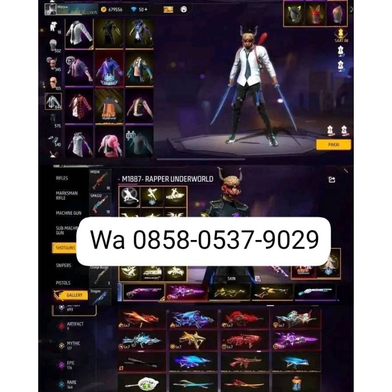 Ready akun ff.bagus-murah