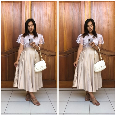 Dress/Dress Kondangan/Dress Army/Dress Kombinasi Brukat/Brukat/Aura