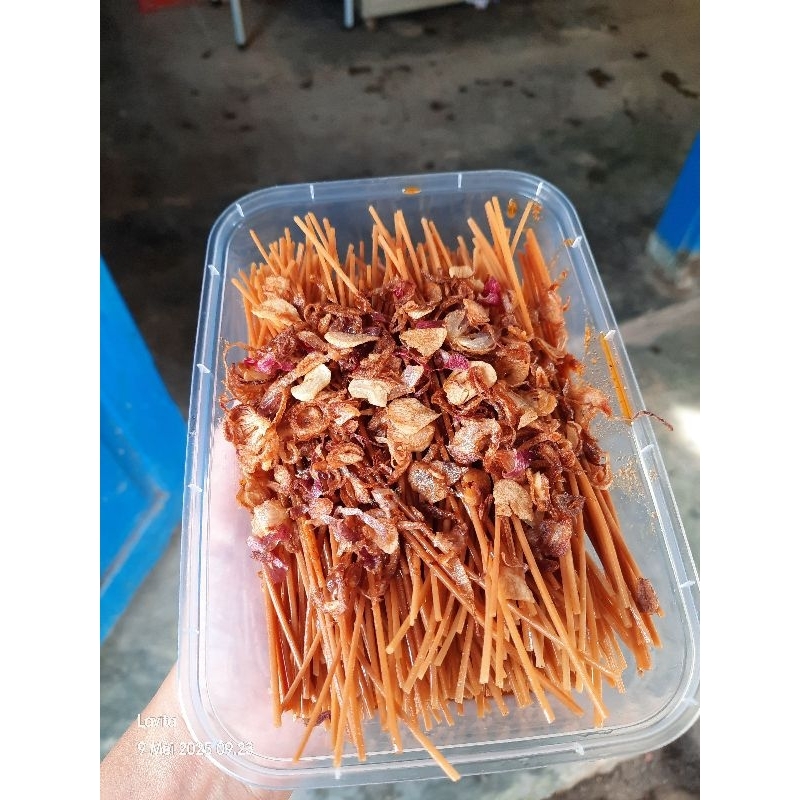 

Mie lidi Topping bawang goreng box 750ml