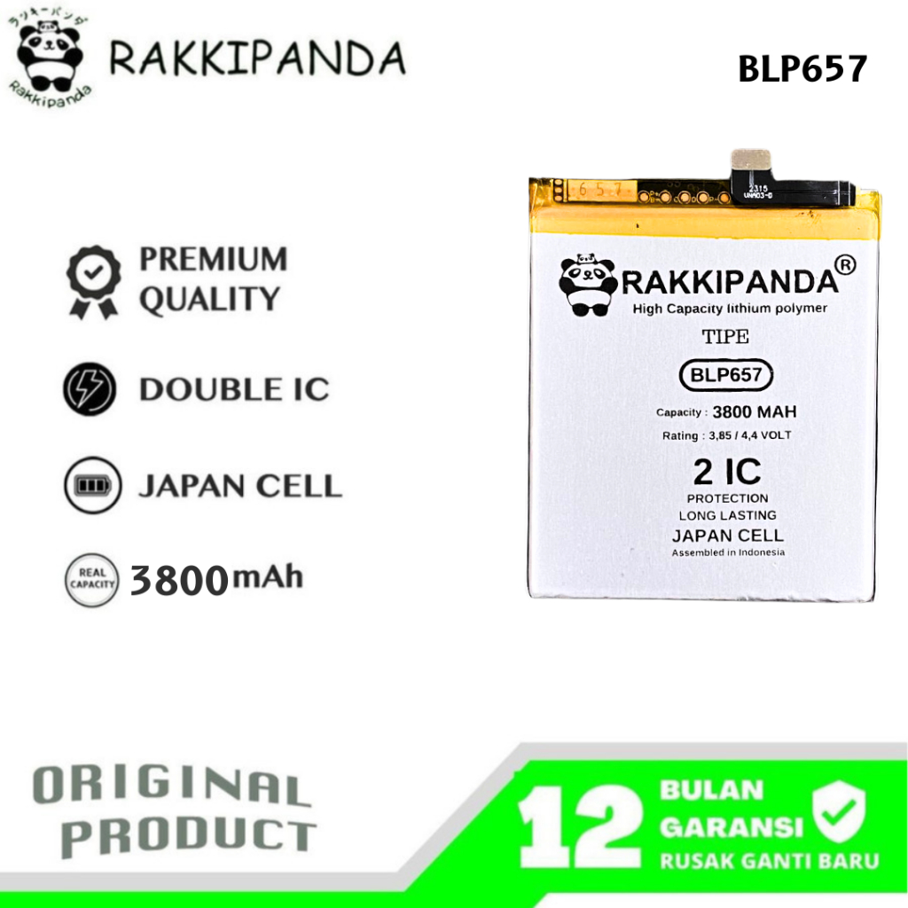RakkiPanda - BLP657 OnePlus 6 Batre Batrai Baterai