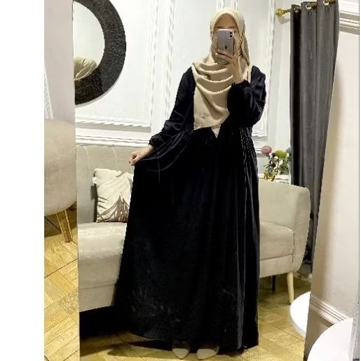 Gamis Rayon Polos Twill