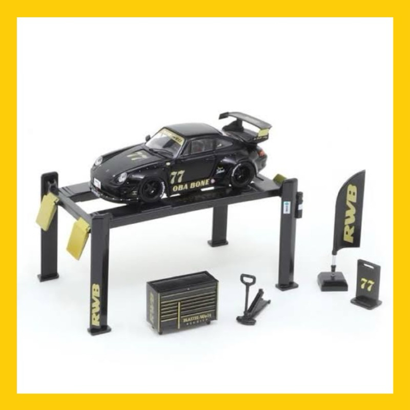 tarmac rwb garage tools / diorama tool diecast