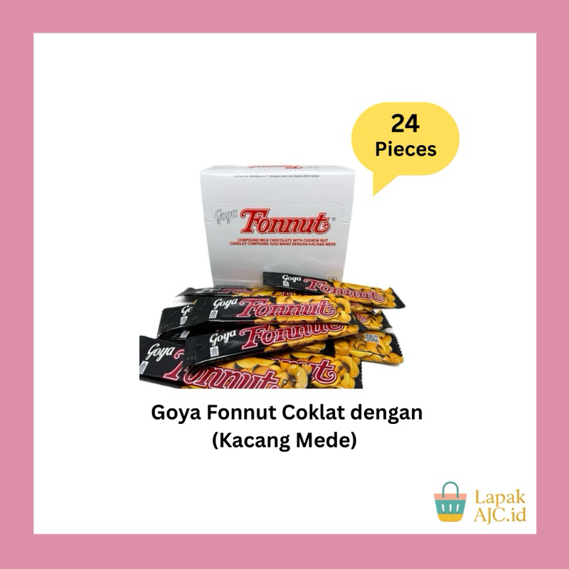 

Goya Fonnut Coklat Kacang Mede isi 24 Pcs Chocolate Manis Cemilan