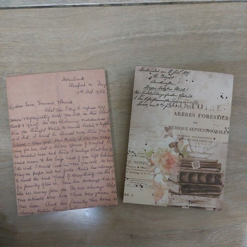 

02. kertas aesthetic preloved untuk journaling pretty good condition