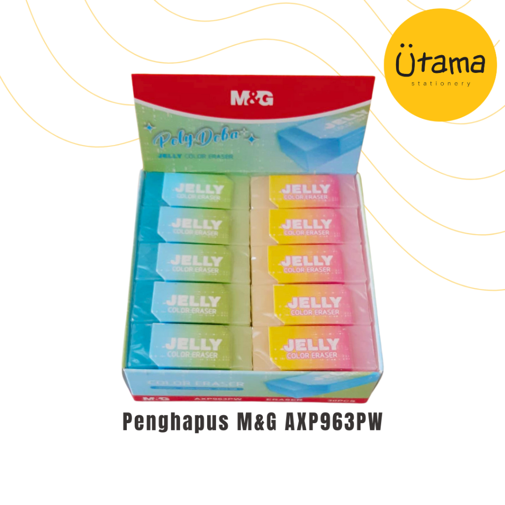

Penghapus M&G Jelly Color AXP963PW/Stip/Setip/Eraser