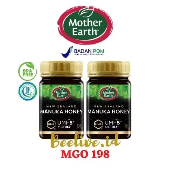 

Madu Mother Earth Manuka Honey UMF 5+ MGO 83+ 1 Kg