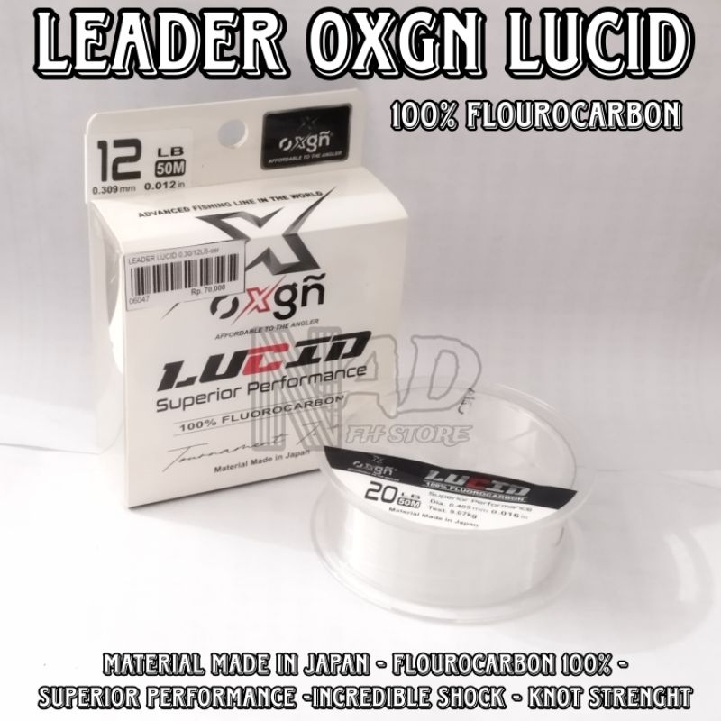 *Senar Leader Oxgn Lucid Flourocarbon 100%