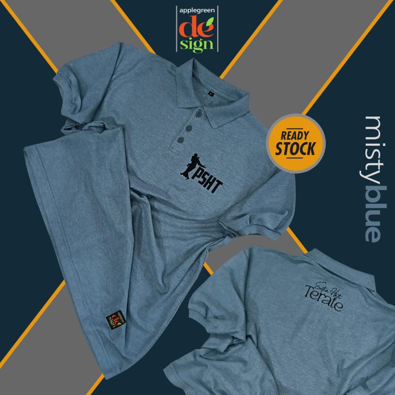 Kaos Polo SH Terate Biru "PSHT"