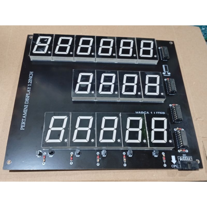 cpu pertamini  + display pertamini( satu set)