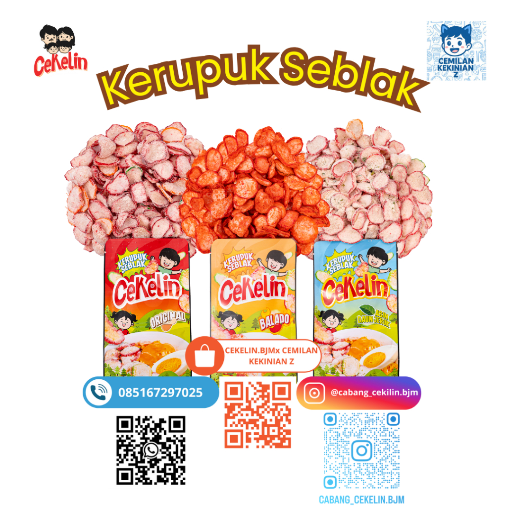 

CEKELIN (CEmilan KELuarga INdonesia) Kerupuk seblak