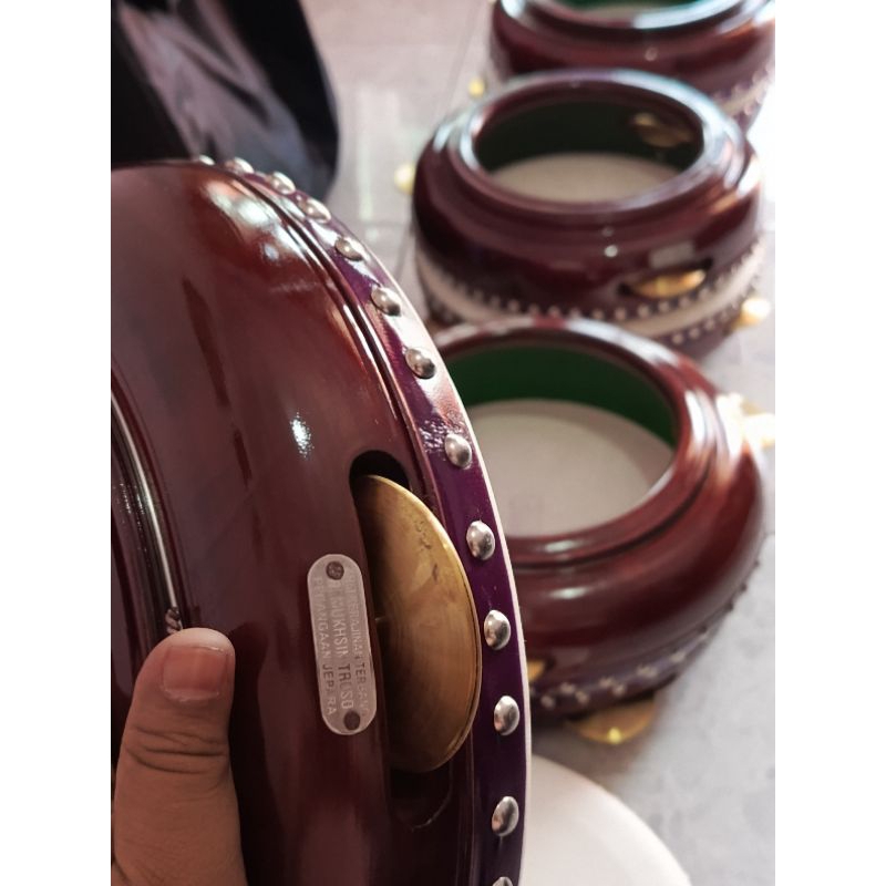 REBANA/TERBANG SUPER PREMIUM ASLI JEPARA H.MUKSIN SATU SET 4 REBANA FREE TAS