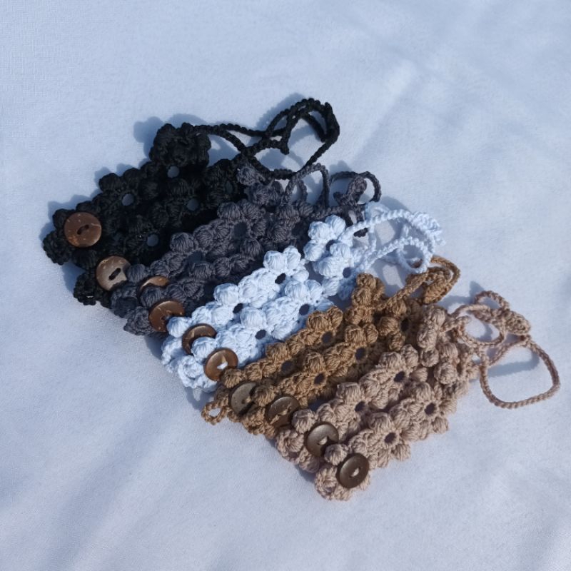 KONEKTOR MASKER //KONEKTOR MASKER RAJUT // KONEKTOR MASKER RAJUT 2 IN 1 //STRAP KONEKTOR MASKER RAJU