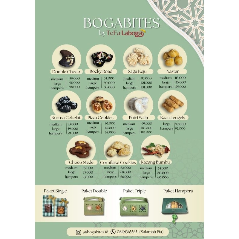 

Kue Kering BOGABITES by TeFa Laboga UPI