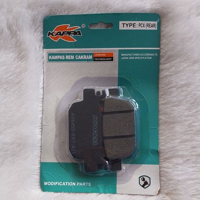 Dispad / kampas rem belakang pcx 150/160 REAR ori KAPPA