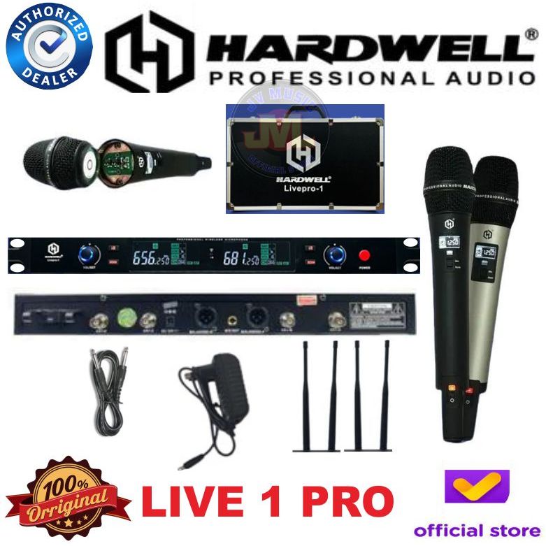Hardwell LIVE PRO-1 Original Mic / Microphone Wireless HARDWELL
