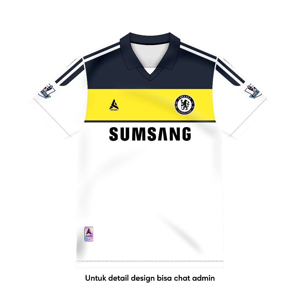 ATHLETIC SPORTWEAR - Jersey Vintage Bola Fantasy Chelsea Third 2011-12 Fullprinting Casual - Atasan