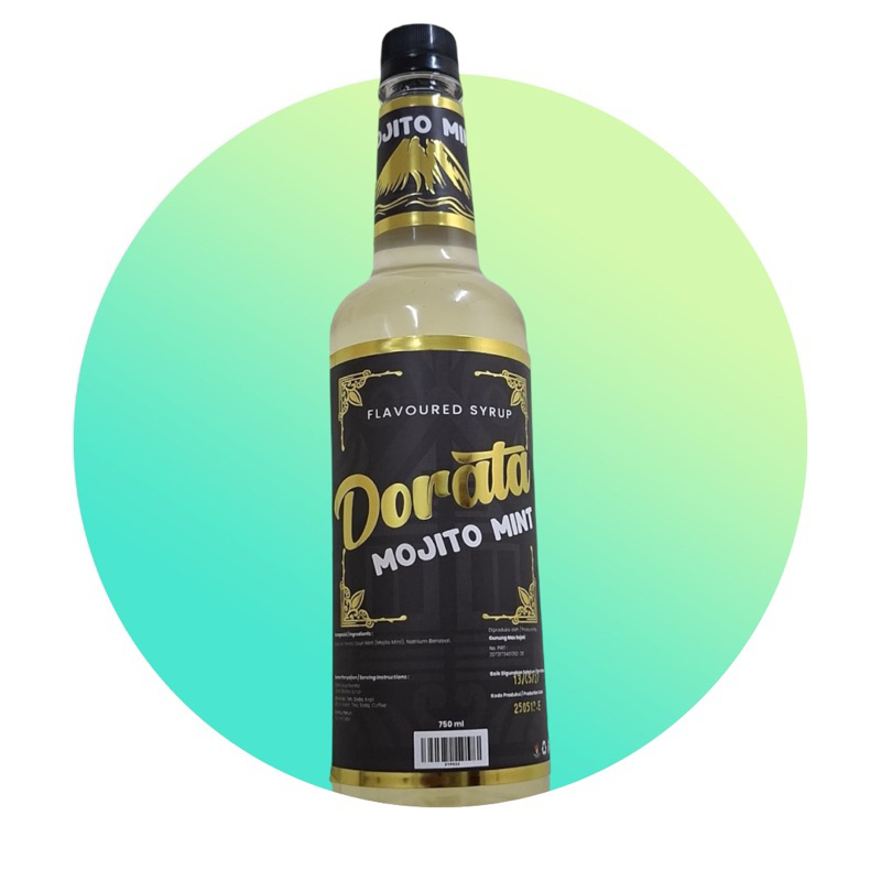 

Dorata Mojito Mint Syrup 750 ml - Sirup Rasa Mojito Mint Premium